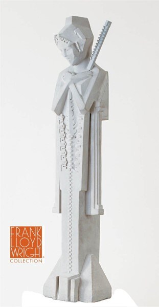 Garden Sprite Statue Reproduction Baton by Frank Lloyd Wright